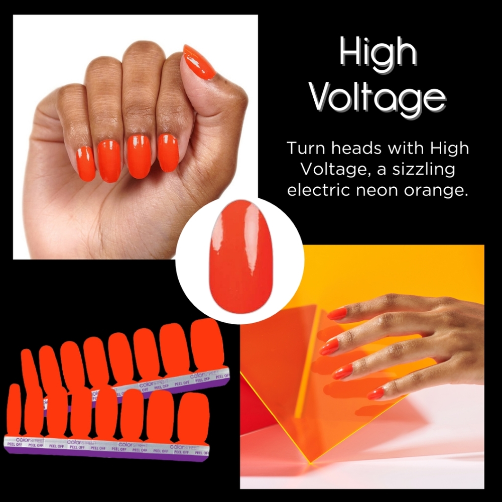 High Voltage NIP Color Street Nail Strips Retired